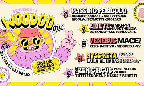 Woodoo Fest 2022: dal 20 al 24 luglio a Cassano Magnago (Va) - Line up e dettagli